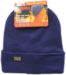 Polar Extreme Men's Thermal Winter Fold Over Fleece Lined Knitted Skull Hat Cap