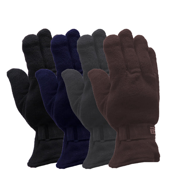 Men's Women's Unisex Multi Colors Lifestyle Sub Zero Sport Fleece Lined Accessories Adjustable Warm Winter Gloves