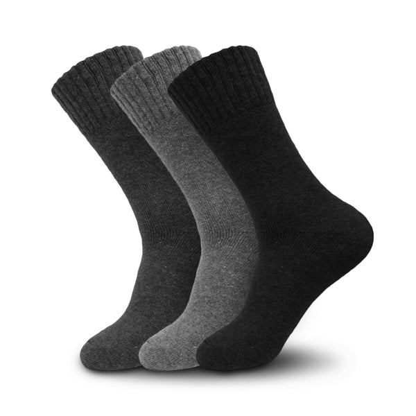 3 Pairs Men's & Women's Super Warm Heavy Thermal Lamb Wool Winter Socks