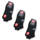 10, 20 or 30 Pairs of Ecko Men's Black Quick Dry Logo No Show Socks Athletic