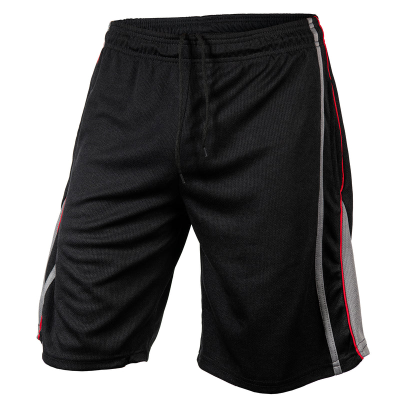 3-6 Packs Men's Mesh 2-Tone Basketball Shorts With Pockets Gym Activewear Assorted Colors