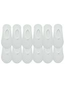 12 Pairs of No Show Women White Casual Invisible liners Socks for Sneakers, Shoe Size 5-10