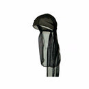 Men's Lifestyle Long Tie Soft Du-rag Skull Cap Durag in Multiple Colors and Packs -One Size