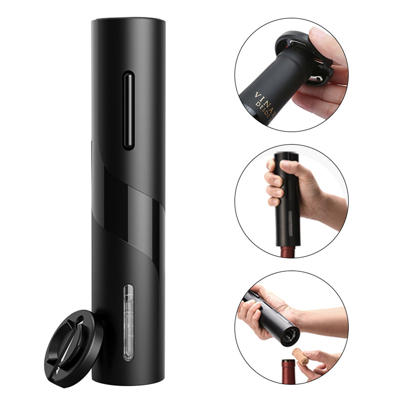 Electric Wine Opener Automatic Electric Wine Bottle Corkscrew Opener with Foil Cutter ( Battery Operated )