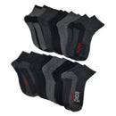 10-20 Pairs of Ecko Men's Basic Quick Dry Quarter High Athletic Socks 10-13