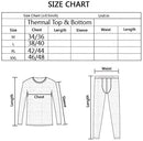 Magg Men's Thermal Base Layer Long Johns Cotton Blend Top And Bottom Set