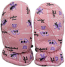 Magg Kids Toddlers Fleece Lined Winter Snow Print Glove Waterproof Mittens
