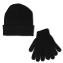 Women's Basic Hat & Gloves Winter Lifestyle Bundle Set