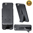 Encust iPhone 7/7+, 6/6S Cover Case With Kickstand Holster Phone Belt Clip Combo