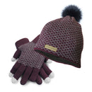 Clear Creek Women's Insulated Pom Hat and Gloves Set