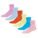 2-12 Pairs Premium Women’s Colorful Soft Breathable Cotton Ankle Socks, Non-Binding & Comfort Diabetic Socks (Fits Shoe Size 6-10)