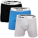 3-6 Pack Men's Boxer Briefs Tagless Cotton Underwear Open Fly
